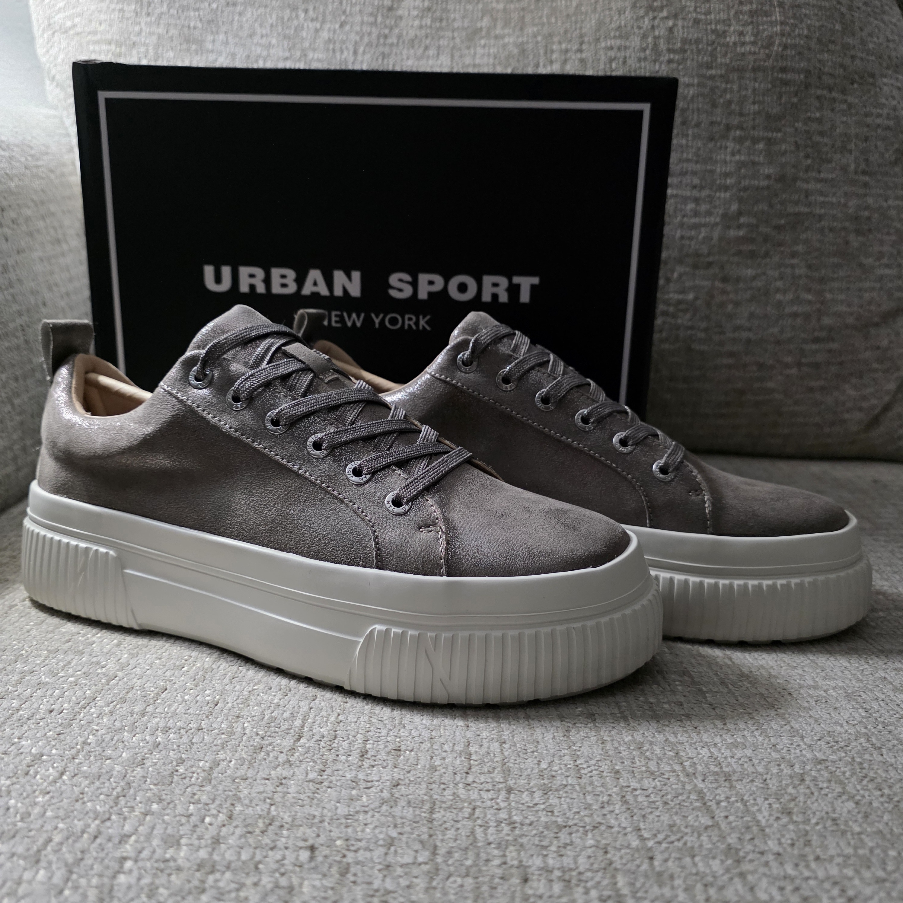 J/Slides Urban Sport Gray Sneakers